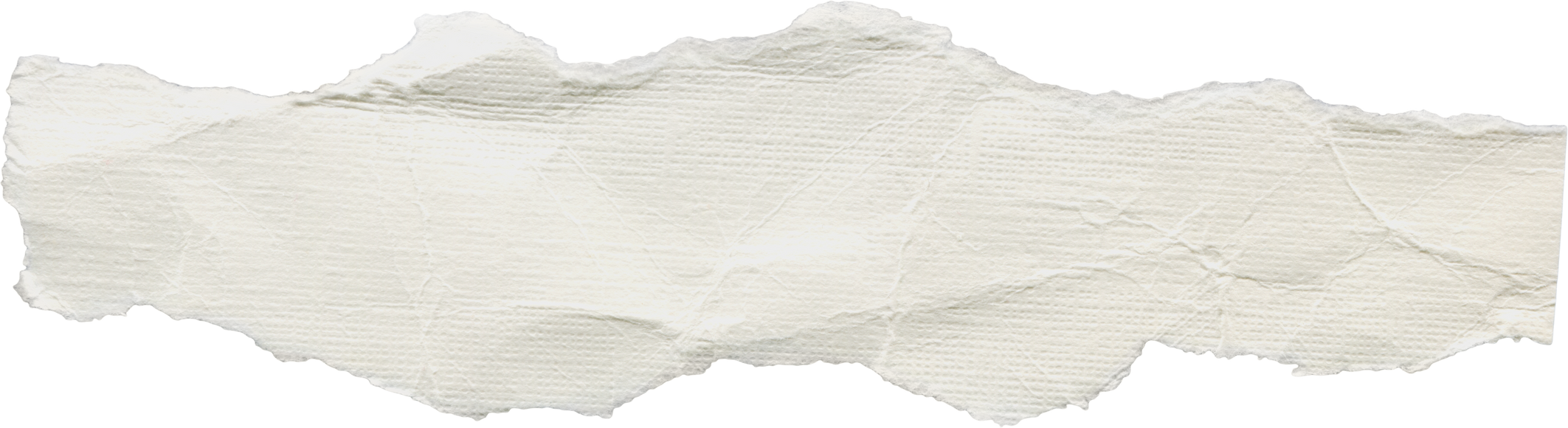Scrap of Crumpled White Paper